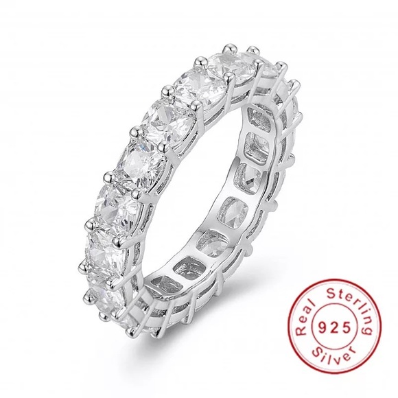Men's Sparkle Bling Band Diamond Wedding Eternity Bands Ice Ring - Picture 13 of 13